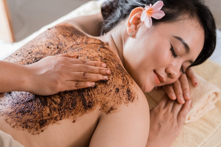 Ayurveda massage therapy session